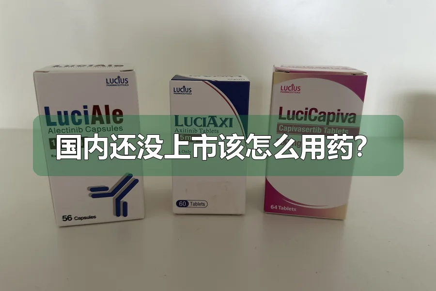 国内还没上市该怎么用药？